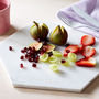 Hexagon Personalised Marble Serving Board, thumbnail 1 of 5