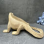 Hand Carved Wood Iguana Figurine 30cm Wood Animal Gift, thumbnail 4 of 12