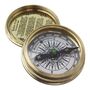Personalised Brass 43rd Birthday 100 Year Calendar Compass, thumbnail 9 of 12