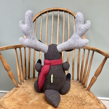 Reindeer Soft Toy For Baby's First Christmas, 5 of 10