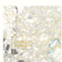 Set Of Three London Metallic Map Gold Streets, thumbnail 3 of 5