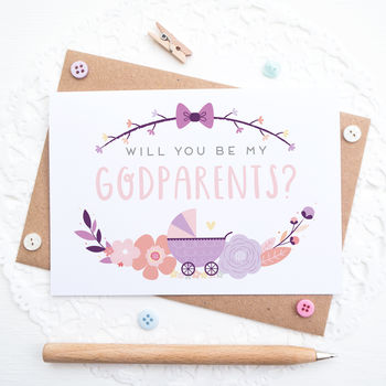 Will You Be My Godparents? Card, 6 of 12