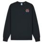 Adults Embroidered Organic Cotton Tiger Sweatshirt, thumbnail 6 of 12