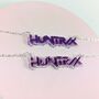 Huntr/X Kpop Demon Hunters Necklace Acrylic, Kpop Anime, thumbnail 7 of 11