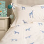 Blue Giraffe Bedding Set, thumbnail 1 of 3
