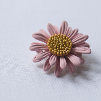 Teacher Gift Daisy Brooch On Bespoke Gift Card, 5 of 12