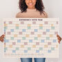 2026 Year Wall Planner | Personalised Calendar, thumbnail 1 of 6
