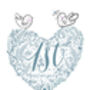 1st Wedding Anniversary Personalised Paper Gift Print, thumbnail 2 of 3