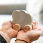 Personalised Wooden Push Toy Elephant Bear Or Rabbit, thumbnail 3 of 12