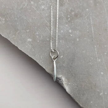 Sterling Silver Spear Necklace, 4 of 7