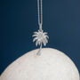 Sterling Silver Palm Tree Necklace, thumbnail 2 of 10