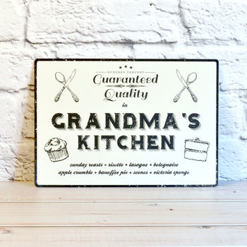 Personalised Vintage Style Kitchen Sign, 2 of 6