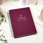 Personalised Traditional 2025/26 Mid Year Diary, thumbnail 1 of 10