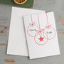 'Christmas Cards' Mixed Pack Of Six, thumbnail 5 of 7