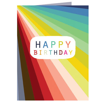 Mini Colourful Birthday Card, 2 of 3