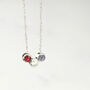 Family Birthstone And Zodiac Sign Necklace, thumbnail 10 of 12