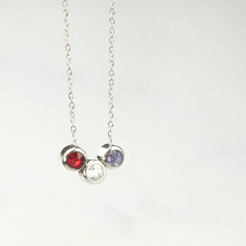 Family Birthstone And Zodiac Sign Necklace, 10 of 12