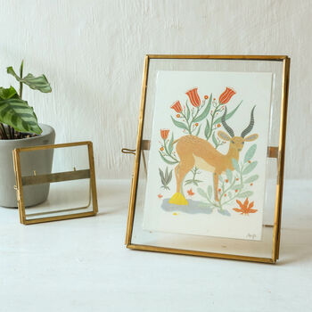Standing Brass Photo Or Picture Frame, 4 of 10