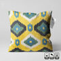 Ikat Decorative Hand Woven Pillow Cover, thumbnail 2 of 8