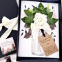 Best Friends Linen And Rose 4th Anniversary Card, thumbnail 1 of 6