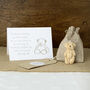 A Little Brown Pocket Teddy Bear Hug Thinking Of You Gift, thumbnail 4 of 7