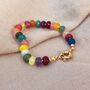Rainbow Gemstone Bracelet, thumbnail 2 of 6