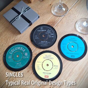 Cliff Richard Vinyl Record Coasters, 3 of 10