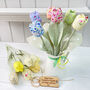 Personalised Fabric Birthday Easter Cotton Tulips, thumbnail 1 of 6