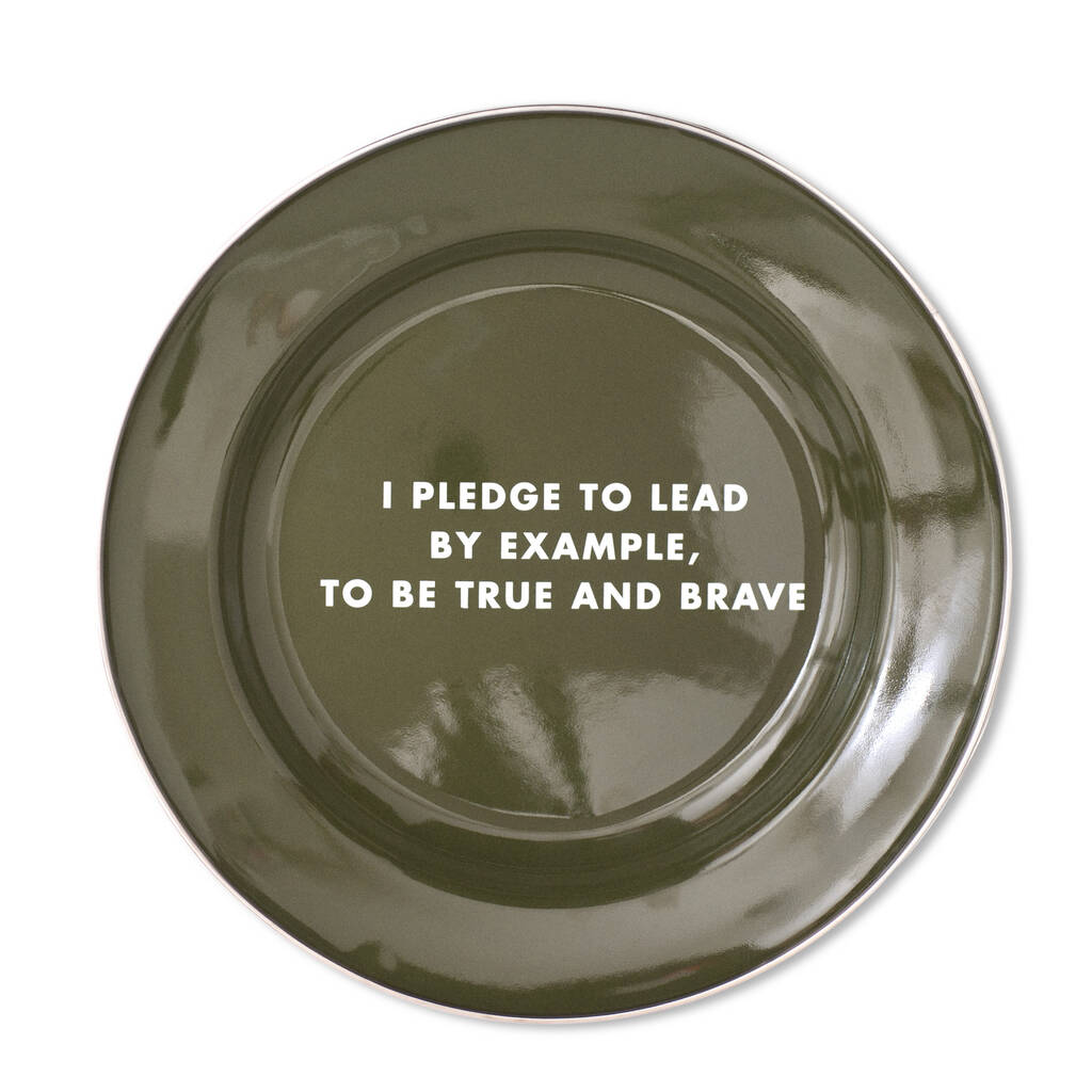 Enamel Outdoor Plate Or Wall Art Five Different Designs By Men's Society