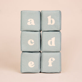 Sensory Baby Alphabet Blocks With Personalised Option, 8 of 12
