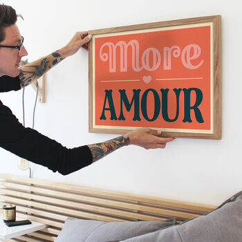 More Amour Giclée Print, 2 of 9