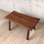 Albert Natural Walnut Dining Table A Shaped Legs, thumbnail 5 of 7