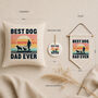 Best Dog Dad Father's Day Cushion, Flag Or Ceramic Gift, thumbnail 5 of 5