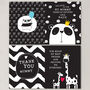 Personalised Black And White Baby Book, thumbnail 3 of 8