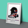 James Hunt Graphic Designed Poster Print, thumbnail 2 of 4