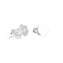 Personalised Happy Birthday Silver Heart Stud Earrings, thumbnail 3 of 8