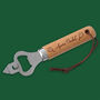 Wooden Bottle Opener 'Après Padel' | Perfect Gift | Novelty | Barware | Padel | Racket Sport, thumbnail 1 of 2