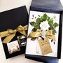 Boxed Opulence Bloom Personalised 50th Anniversary Card, thumbnail 2 of 5