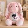 Personalised Big Sister Scan Bunny Plush, thumbnail 1 of 5