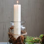 White Pillar Advent Candle, thumbnail 1 of 2