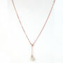 Simple Pearl Pendant Necklace, thumbnail 4 of 5