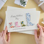 Personalised Mother's Day Liberty Welly Card, thumbnail 1 of 4