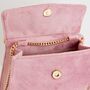 Morning Song Bird Embroidered Mini Pink Tote, thumbnail 8 of 10