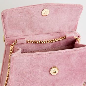 Morning Song Bird Embroidered Mini Pink Tote, 8 of 10