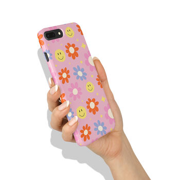 Floral Smiley Snap Phone Case For iPhone And Samsung, 2 of 4