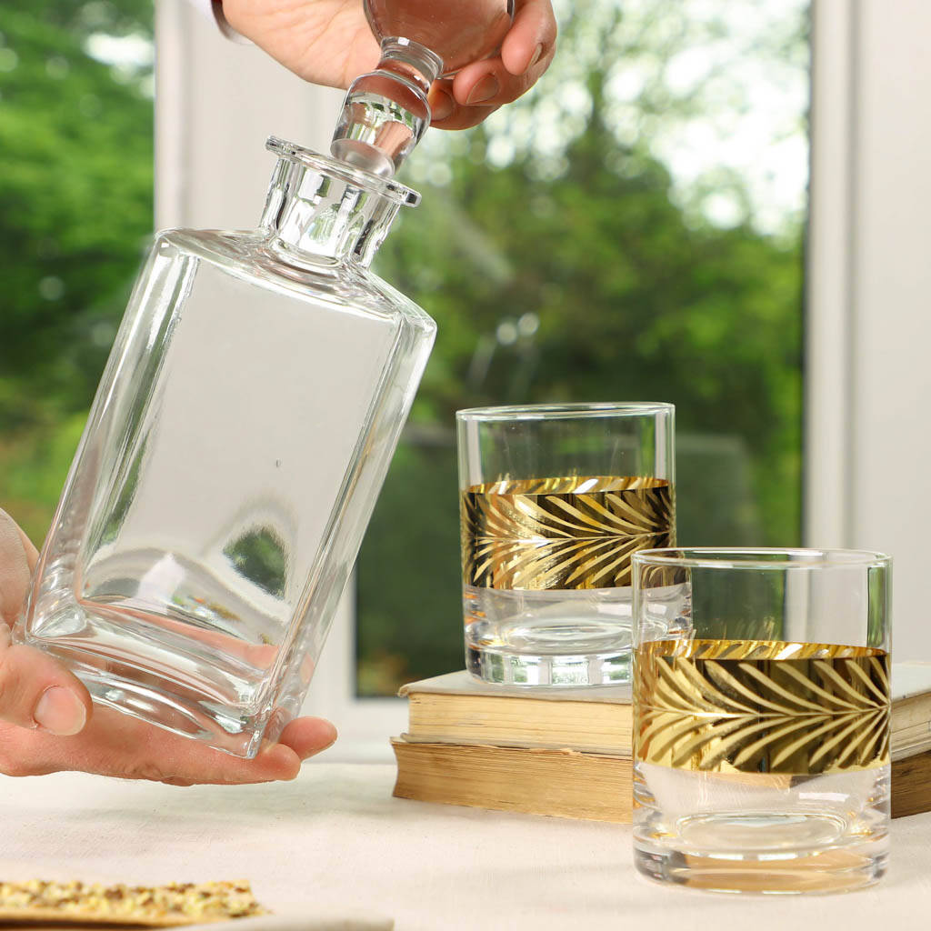 Personalised Luxury Decanter Set By Dibor