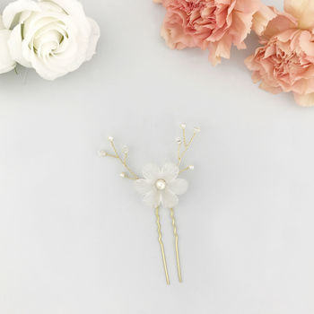 Pearl Floral Hair Vine, 8 of 11