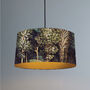 Forbidden Forest Lampshade In Ebony, thumbnail 2 of 4