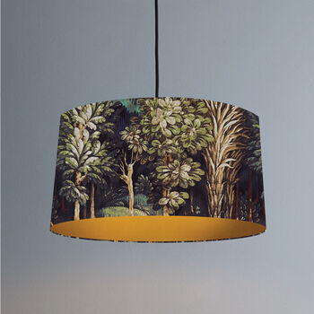 Forbidden Forest Lampshade In Ebony, 2 of 4