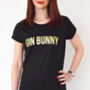 'Gin Bunny' Women's Gin T Shirt, thumbnail 1 of 3